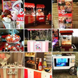 Carritos y Corners de comida para cada ocasión!! 🌭🍔🍿 www.sertuevento.es #cateringmadrid
#helados #candybar #palomitasdulces #perritoscalientes🌭 
#bodas2021