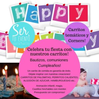 www.sertuevento.es
#comunion #enentos #fiestas #bautizo #eventosmadrid #cumpleaños #fiestasinfantiles #eventosprivados #fiestas